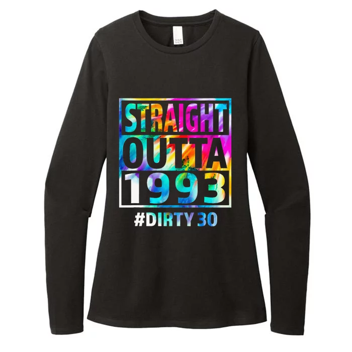 Straight Outta 1993 Dirty Thirty Funny 30th Birthday Gift Womens CVC Long Sleeve Shirt