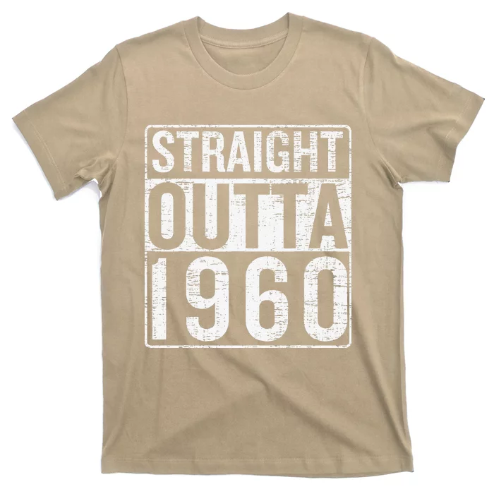 Straight Outta 1960 Vintage Birthday Born In 1960 T-Shirt