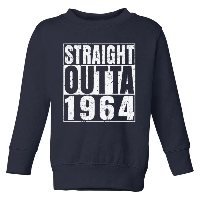 Straight Outta 1964 59 Years Old Gifts Vintage 59th Birthday Toddler Sweatshirt