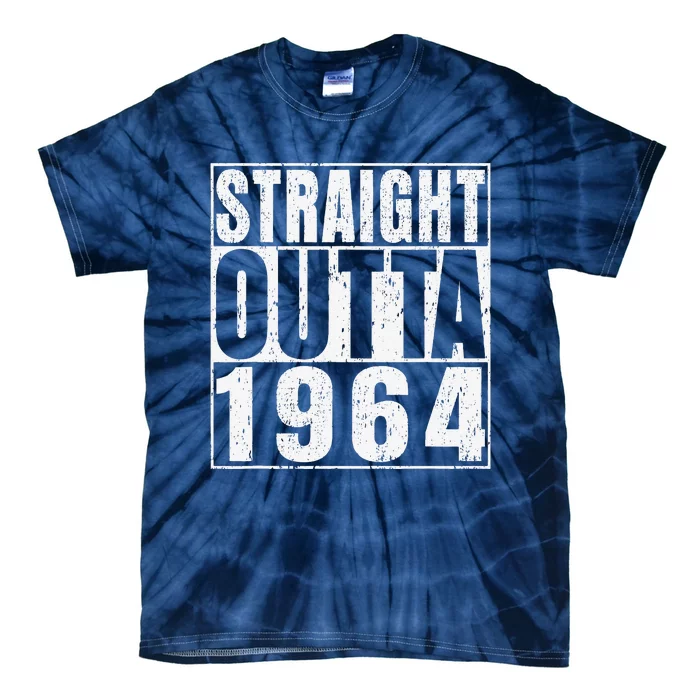 Straight Outta 1964 59 Years Old Gifts Vintage 59th Birthday Tie-Dye T-Shirt