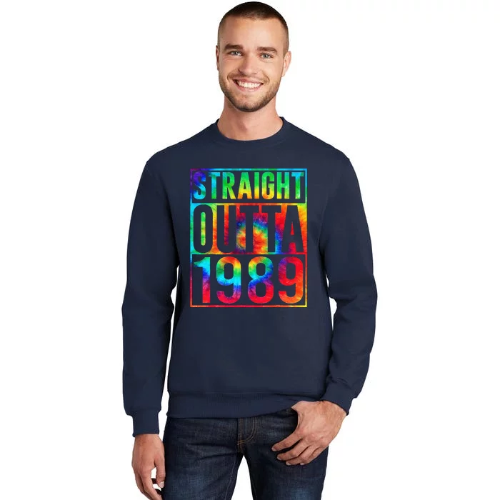 Straight Outta 1989 Dirty Thirty Funny 34th Birthday Gift Sweatshirt