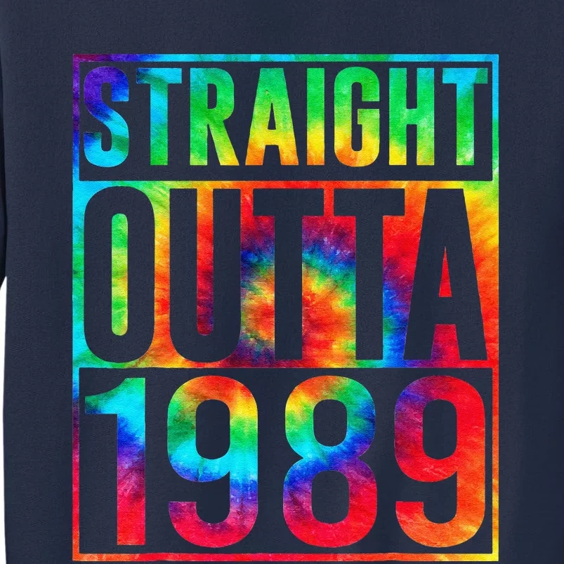 Straight Outta 1989 Dirty Thirty Funny 34th Birthday Gift Sweatshirt