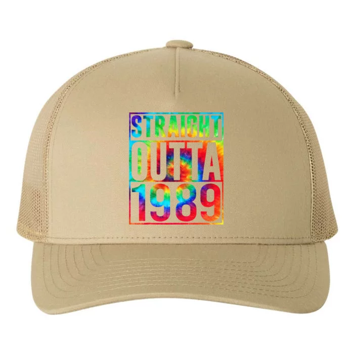 Straight Outta 1989 Dirty Thirty Funny 34th Birthday Gift Yupoong Adult 5-Panel Trucker Hat