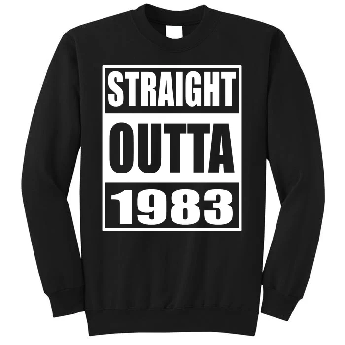 Straight Outta 1983 Year Of Birth Birthday Sweatshirt