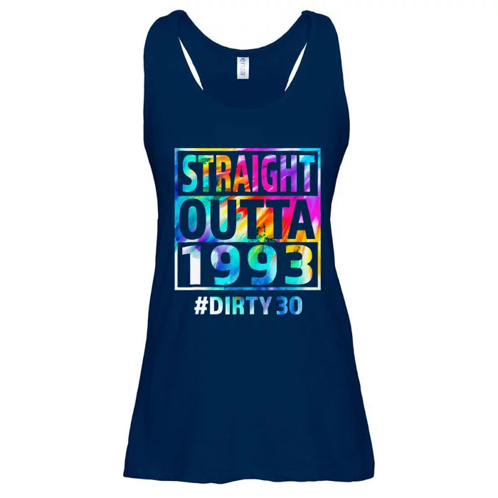 Straight Outta 1993 Dirty Thirty 30th Birthday Gift Ladies Essential Flowy Tank