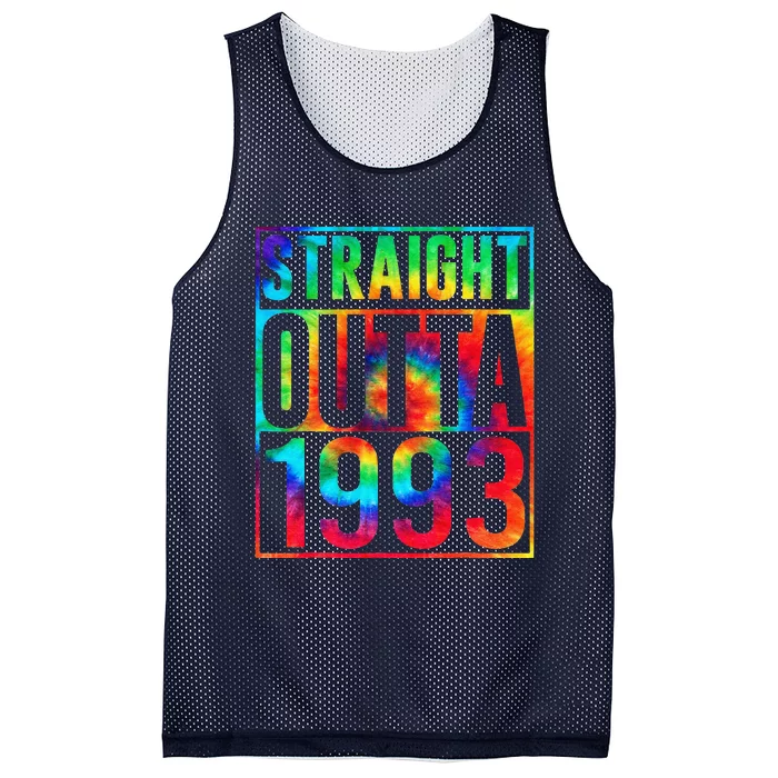 Straight Outta 1993 Dirty Thirty Funny 30th Birthday Gift Cute Mesh Reversible Basketball Jersey Tank