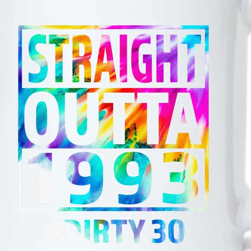 Straight Outta 1993 Dirty Thirty Funny 30th Birthday Gift Black Color Changing Mug