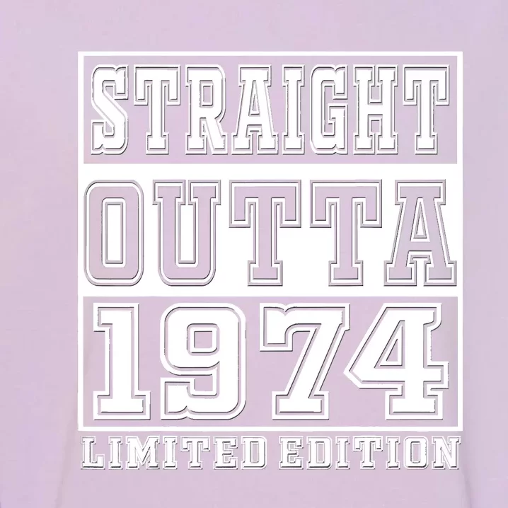 Straight Outta 1974 50th Birthday Gift For Men Women Garment-Dyed Sweatshirt