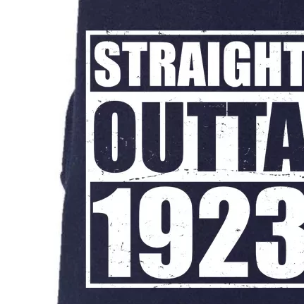 Straight Outta 1923 100th Birthday Doggie 3-End Fleece Hoodie