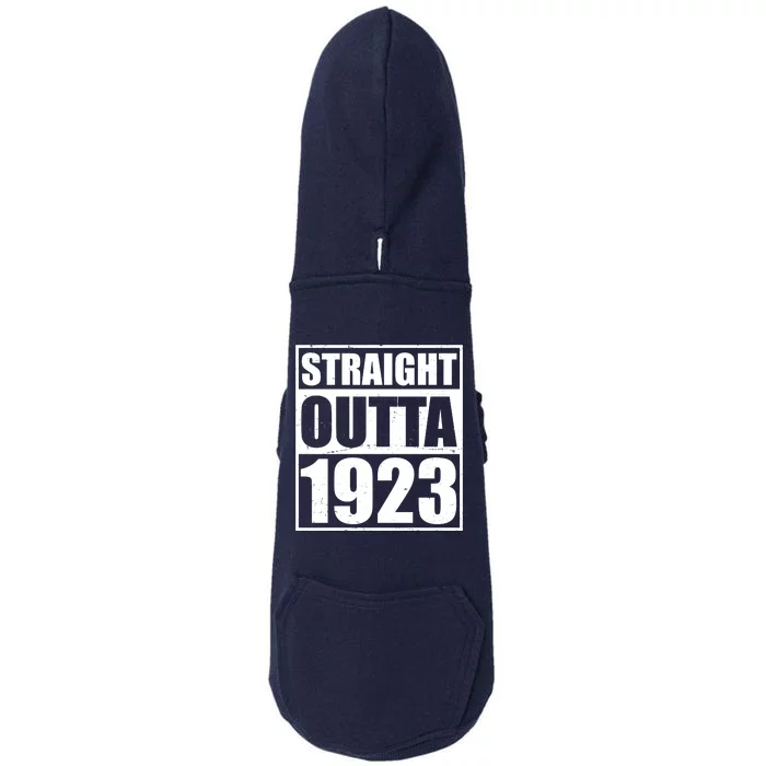 Straight Outta 1923 100th Birthday Doggie 3-End Fleece Hoodie