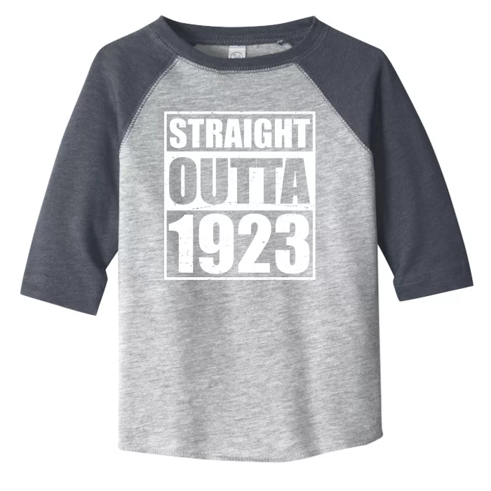 Straight Outta 1923 100th Birthday Toddler Fine Jersey T-Shirt