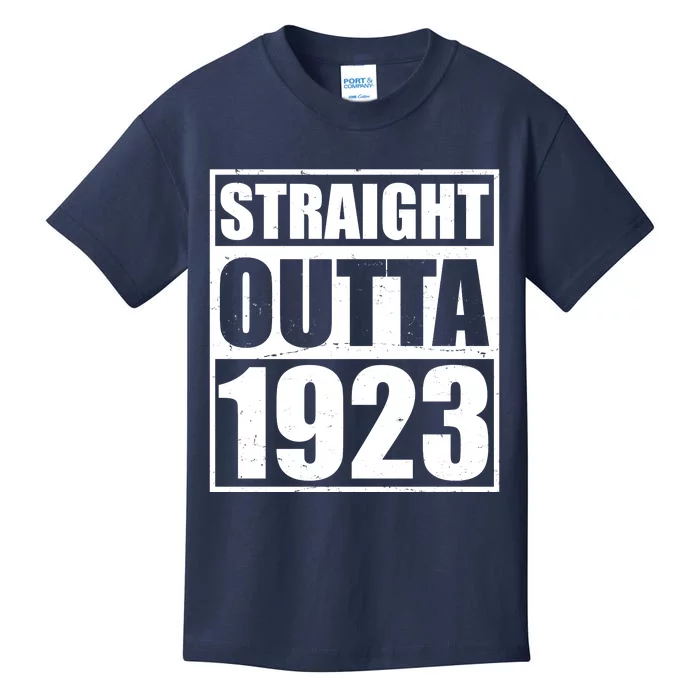 Straight Outta 1923 100th Birthday Kids T-Shirt