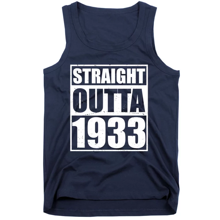 Straight Outta 1933 90th Birthday Tank Top