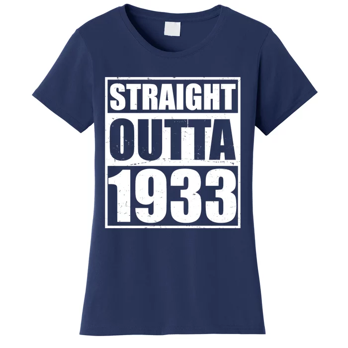 Straight Outta 1933 90th Birthday Women's T-Shirt