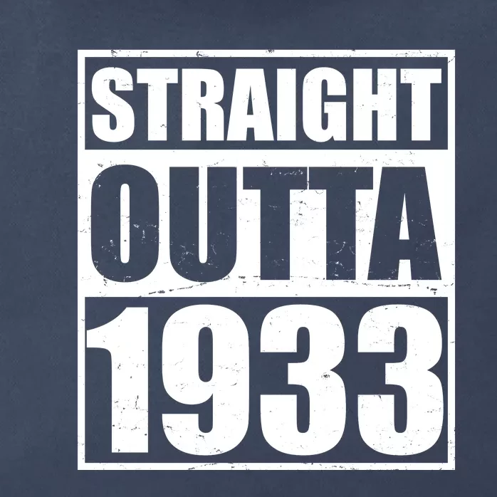 Straight Outta 1933 90th Birthday Zip Tote Bag