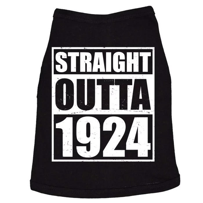 Straight Outta 1924 100th Birthday Doggie Tank