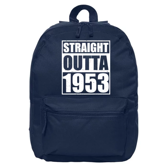 Straight Outta 1953 70th Birthday 16 in Basic Backpack