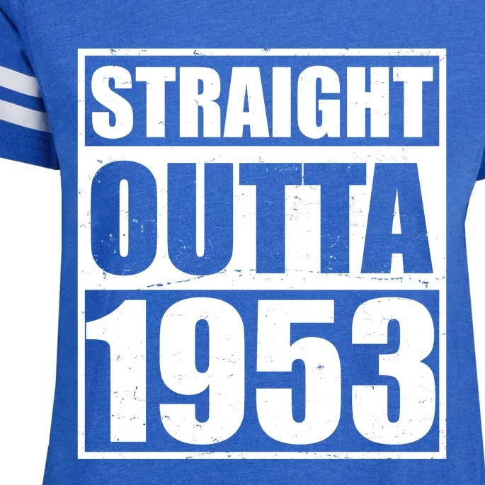 Straight Outta 1953 70th Birthday Enza Ladies Jersey Football T-Shirt