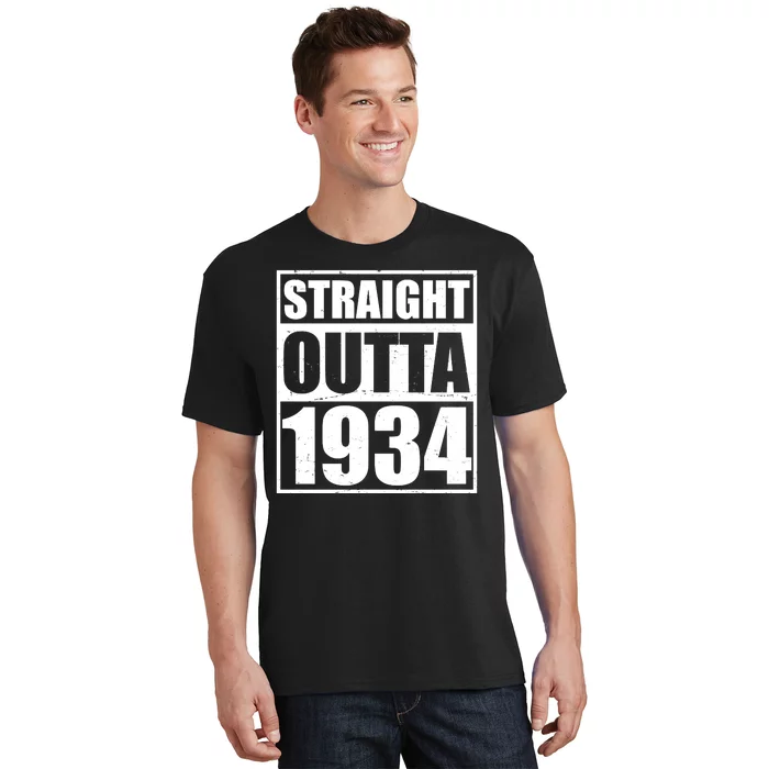 Straight Outta 1934 90th Birthday T-Shirt