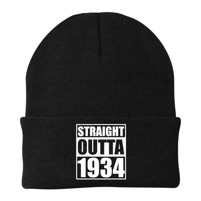 Straight Outta 1934 90th Birthday Knit Cap Winter Beanie