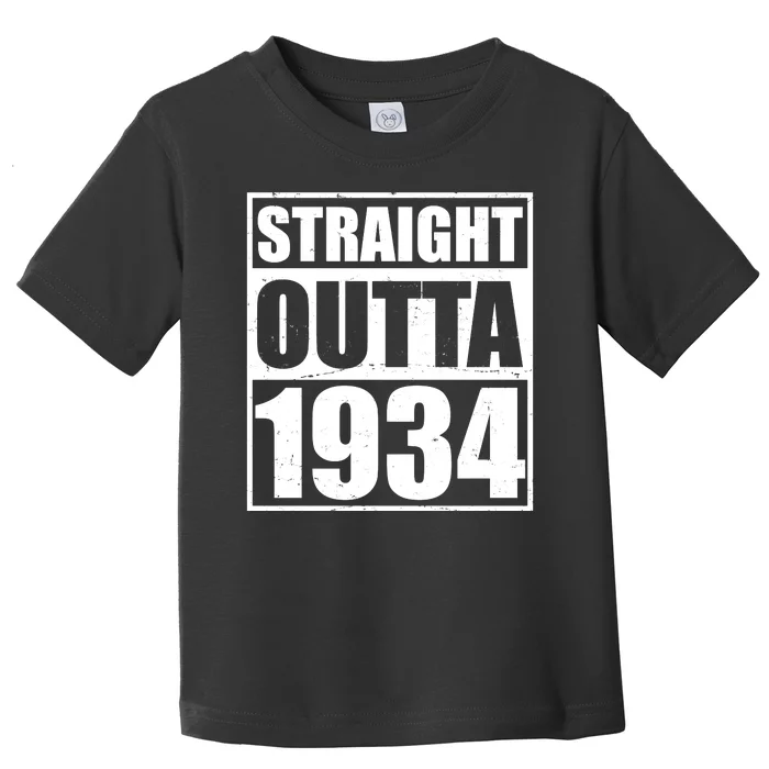 Straight Outta 1934 90th Birthday Toddler T-Shirt