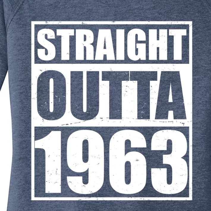 Straight Outta 1963 60th Birthday Women's Perfect Tri Tunic Long Sleeve Shirt