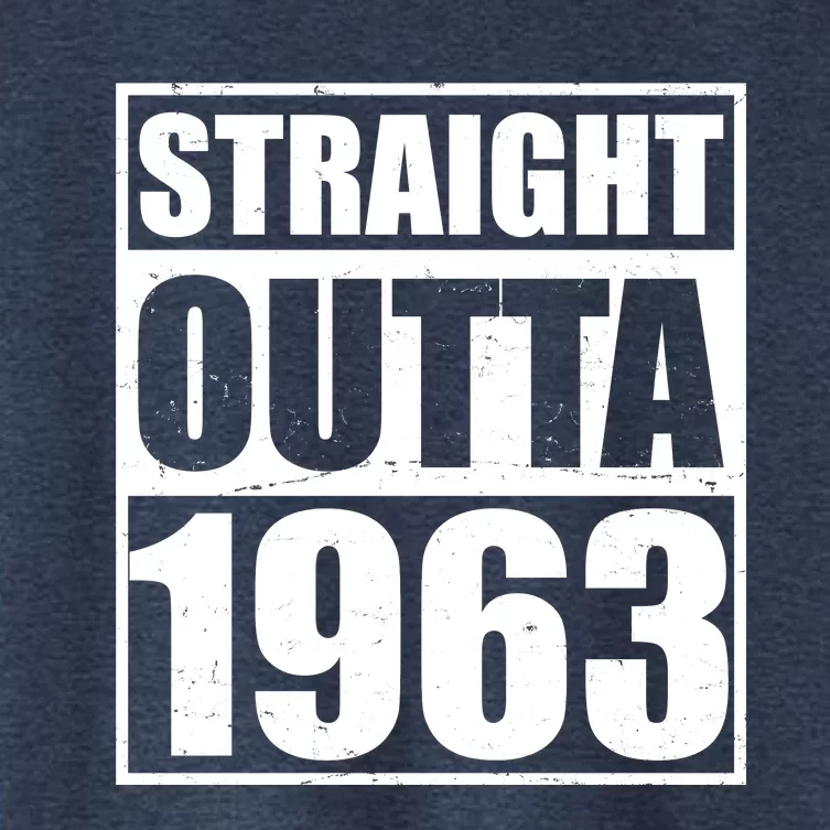 Straight Outta 1963 60th Birthday Women's Crop Top Tee