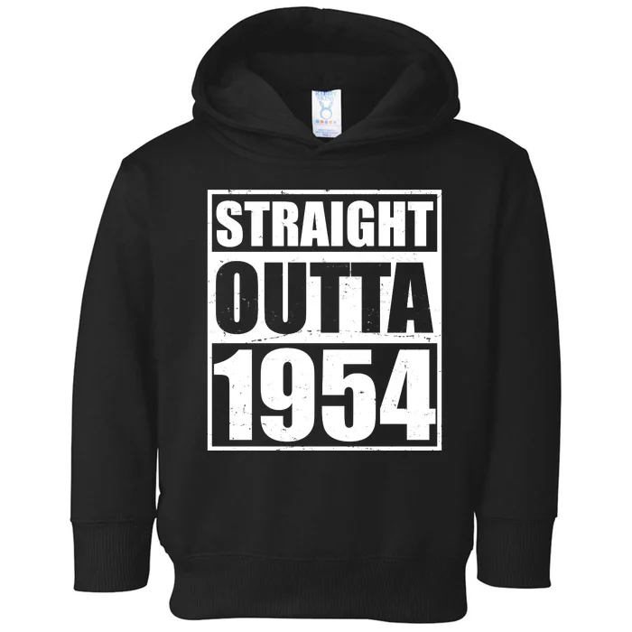 Straight Outta 1954 70th Birthday Toddler Hoodie