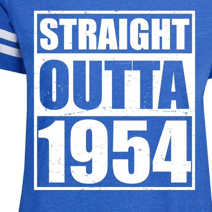 Straight Outta 1954 70th Birthday Enza Ladies Jersey Football T-Shirt