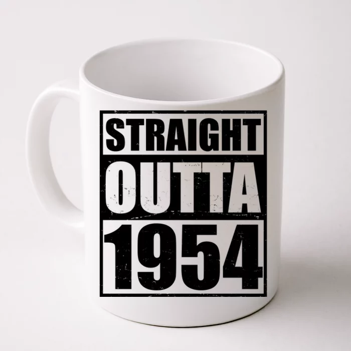 Straight Outta 1954 70th Birthday Front & Back Coffee Mug