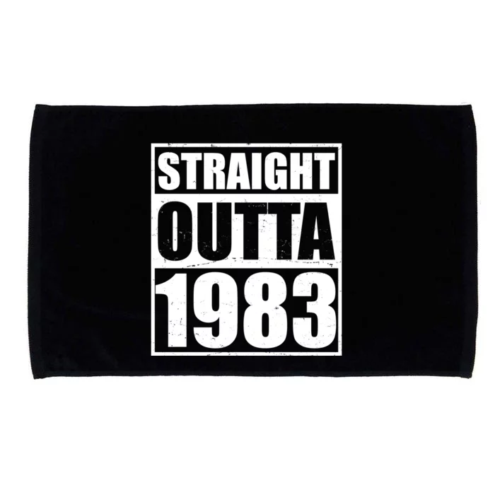 Straight Outta 1983 40th Birthday Microfiber Hand Towel