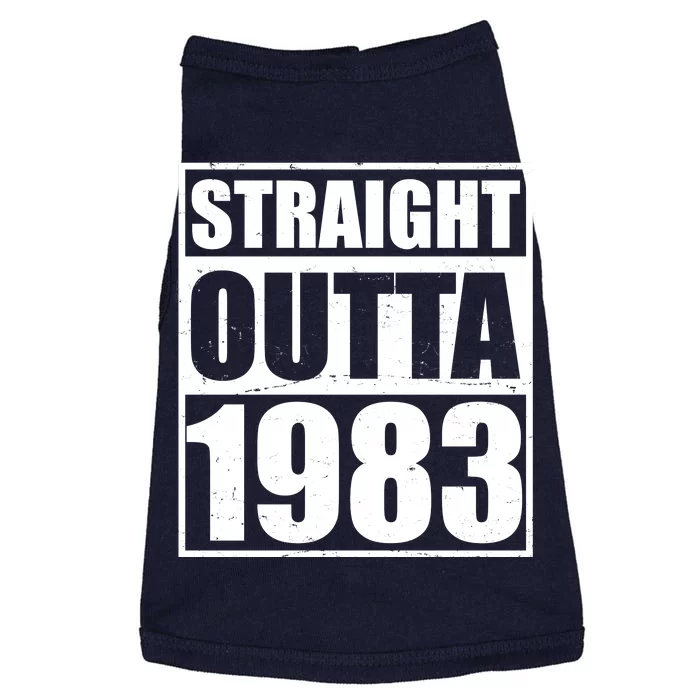 Straight Outta 1983 40th Birthday Doggie Tank