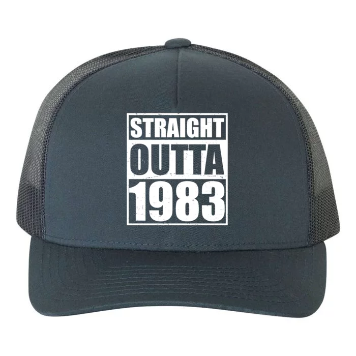 Straight Outta 1983 40th Birthday Yupoong Adult 5-Panel Trucker Hat