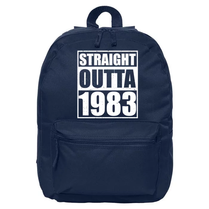 Straight Outta 1983 40th Birthday 16 in Basic Backpack