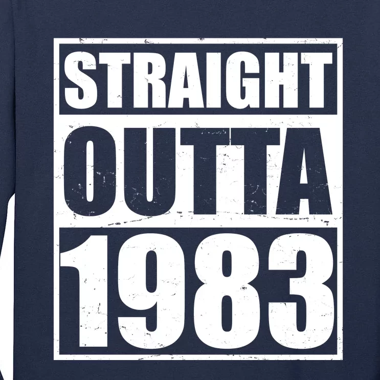 Straight Outta 1983 40th Birthday Tall Long Sleeve T-Shirt