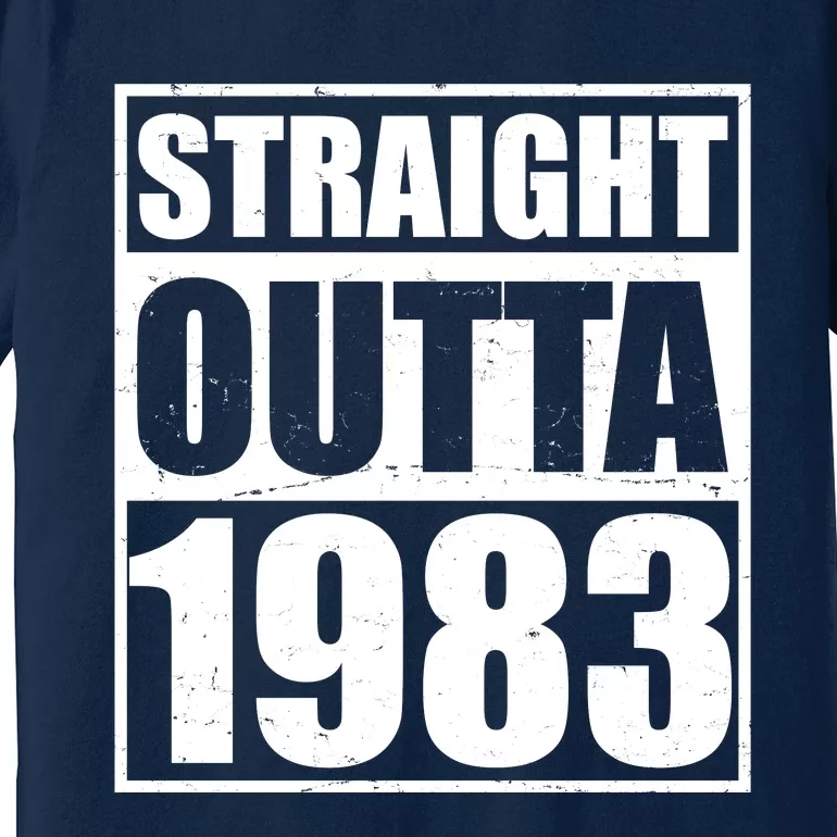 Straight Outta 1983 40th Birthday Premium T-Shirt