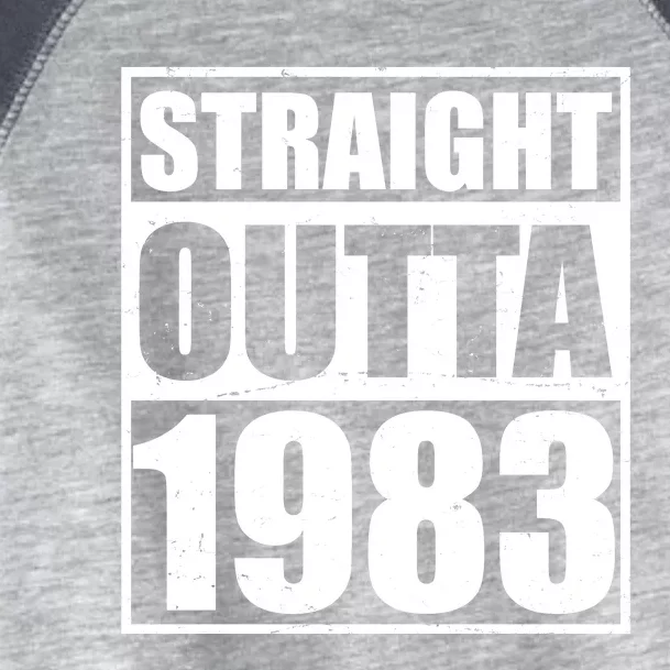 Straight Outta 1983 40th Birthday Toddler Fine Jersey T-Shirt