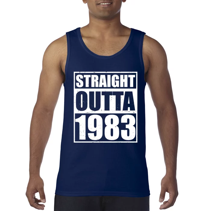 Straight Outta 1983 40th Birthday Tank Top