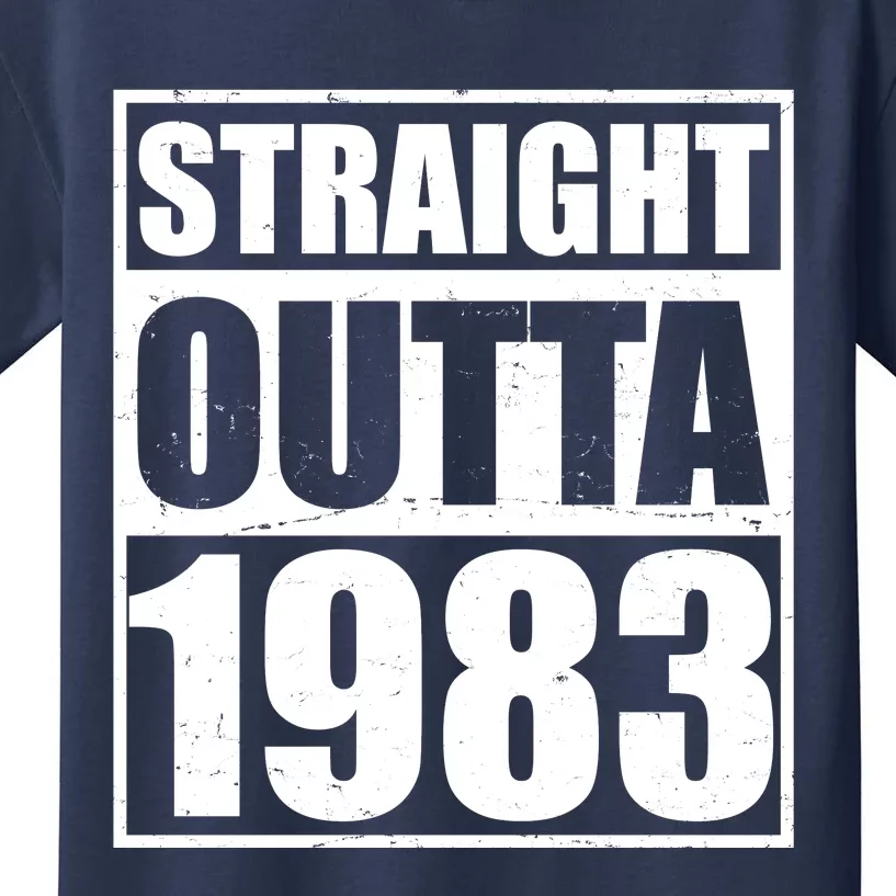 Straight Outta 1983 40th Birthday Kids T-Shirt