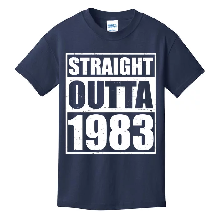 Straight Outta 1983 40th Birthday Kids T-Shirt