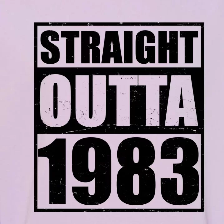 Straight Outta 1983 40th Birthday Garment-Dyed Sweatshirt