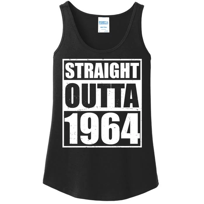 Straight Outta 1964 60th Birthday Ladies Essential Tank