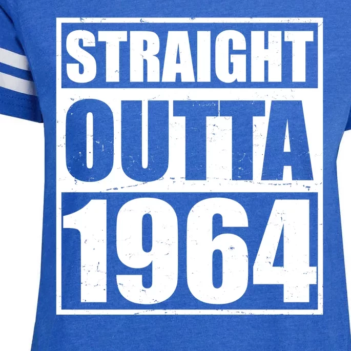 Straight Outta 1964 60th Birthday Enza Ladies Jersey Football T-Shirt