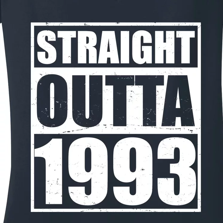 Straight Outta 1993 30th Birthday Women's V-Neck T-Shirt