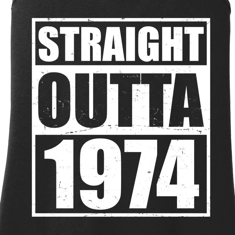 Straight Outta 1974 50th Birthday Ladies Essential Tank