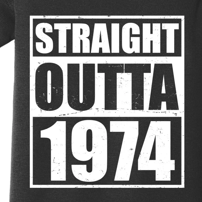 Straight Outta 1974 50th Birthday Baby Bodysuit