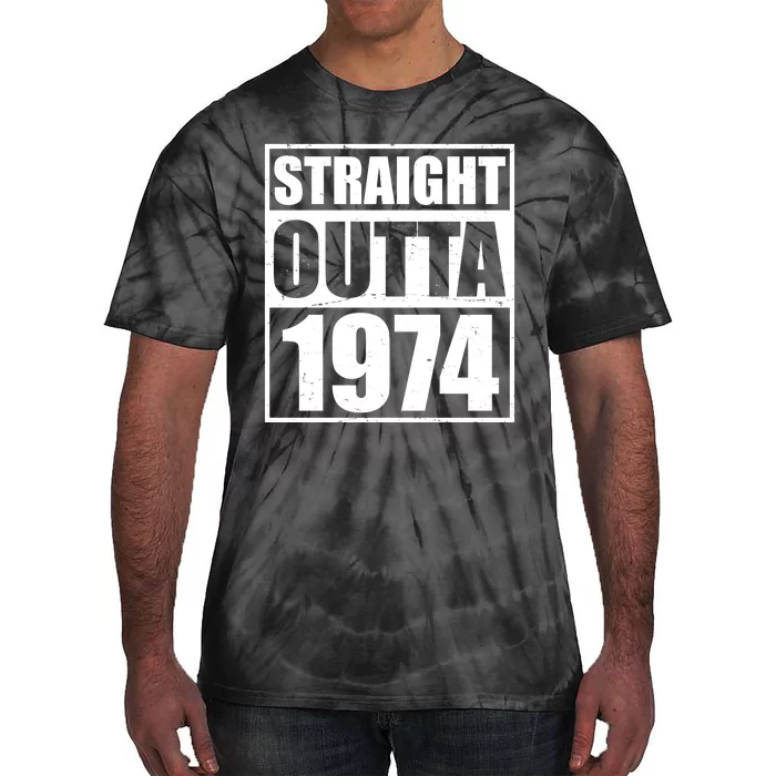 Straight Outta 1974 50th Birthday Tie-Dye T-Shirt