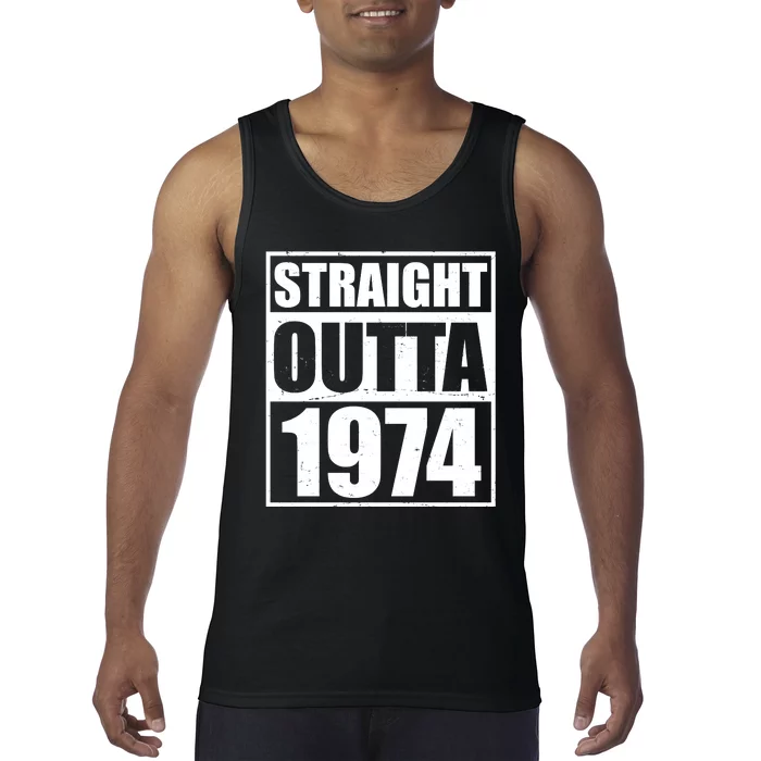 Straight Outta 1974 50th Birthday Tank Top