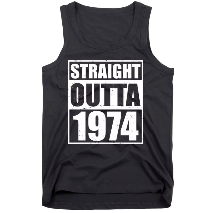 Straight Outta 1974 50th Birthday Tank Top