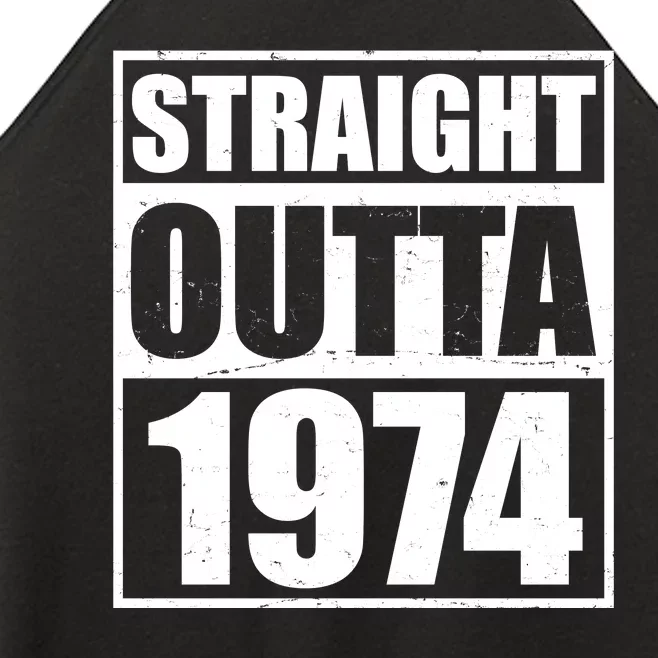 Straight Outta 1974 50th Birthday Women’s Perfect Tri Rocker Tank